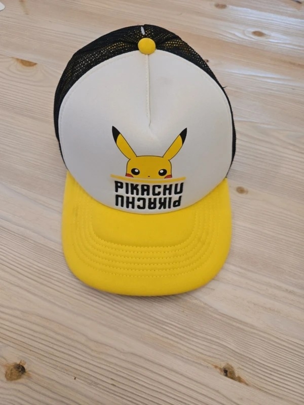 Pokemon Yellow, White & Black Pikachu Trucker Hat